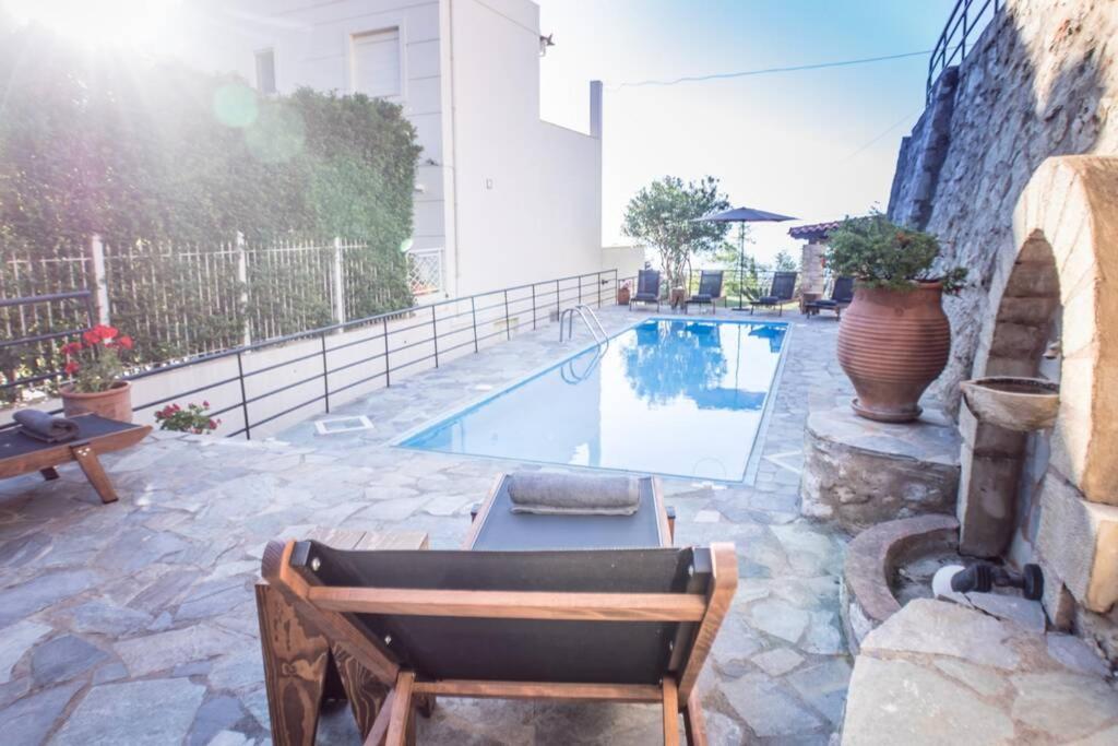 Villa Ventus, 40Sqm Private Pool & Hot Tub! Roussospition Екстер'єр фото